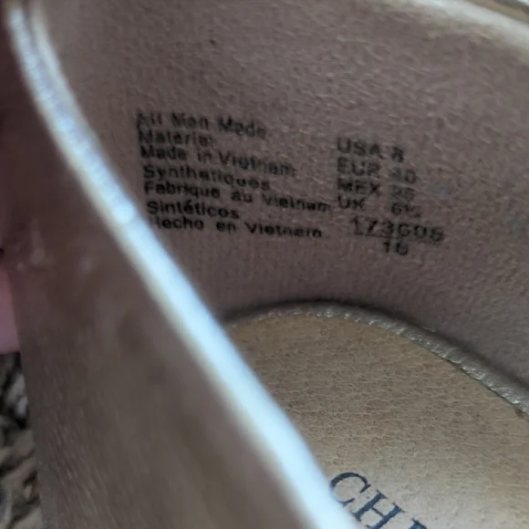 Christian Siriano Metallic Gold Flats - Picture 9 of 9